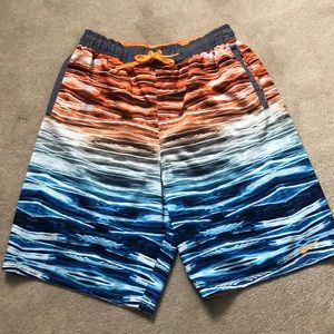 NIKE Swimming Shorts With Lining - Large